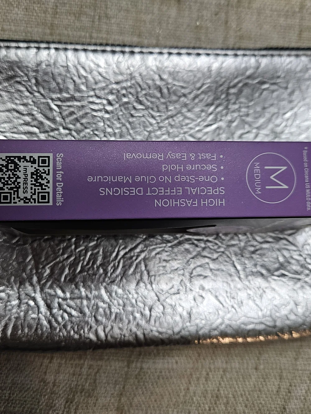 Press On Nails With Scarf & Mini ispy Bag